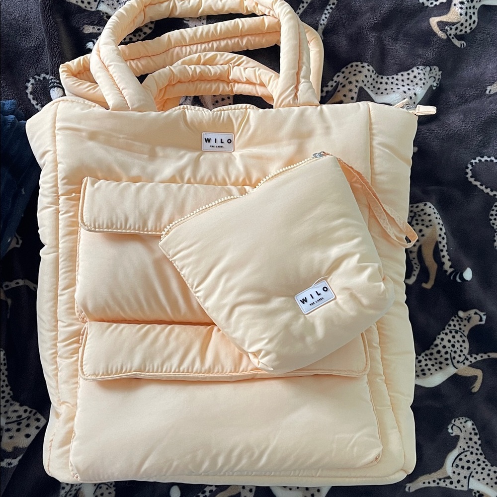 WILO Quilted Puffer Tote Bag